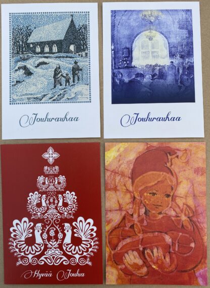 Jaakkiman Sanomien joulukortit